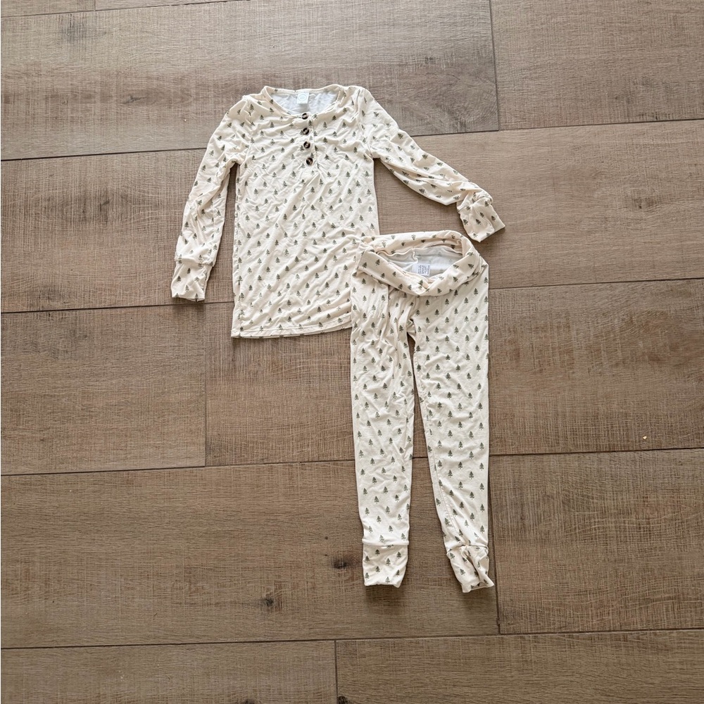 Lou Lou & Company Cream PJ Set